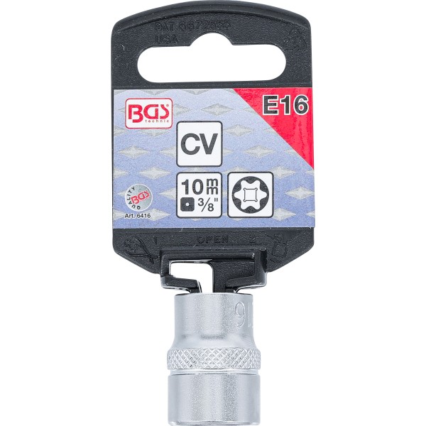 BGS Technic Socket, E-Type | 10 mm (3/8 BGS Technic Socket, E-Type | 10 mm (3/8