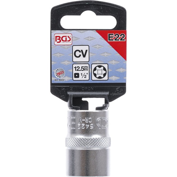 BGS Technic Socket, E-Type | 12.5 mm (1/2 BGS Technic Socket, E-Type | 12.5 mm (1/2