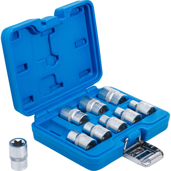 BGS Technic Socket Set, E-Type | 12.5 mm (1/2 BGS Technic Socket Set, E-Type | 12.5 mm (1/2