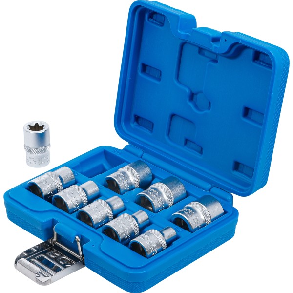 BGS Technic Socket Set, E-Type | 12.5 mm (1/2 BGS Technic Socket Set, E-Type | 12.5 mm (1/2