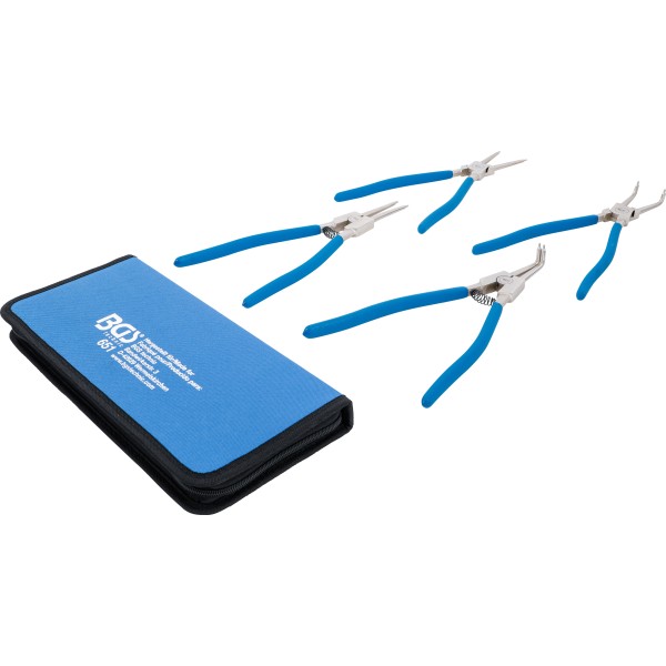 BGS Technic Circlip Pliers Set | 300 mm | 4 pcs. BGS Technic Circlip Pliers Set | 300 mm | 4 pcs.