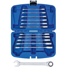 BGS Technic Ratchet Combination Wrench Set | 8 - 19 mm | 12 pcs.
