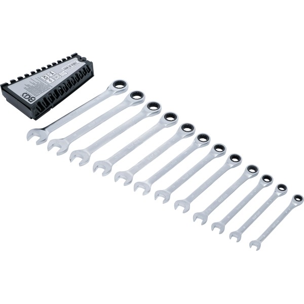 BGS Technic Ratchet Combination Wrench Set | 8 - 19 mm | 12 pcs. BGS Technic Ratchet Combination Wrench Set | 8 - 19 mm | 12 pcs.