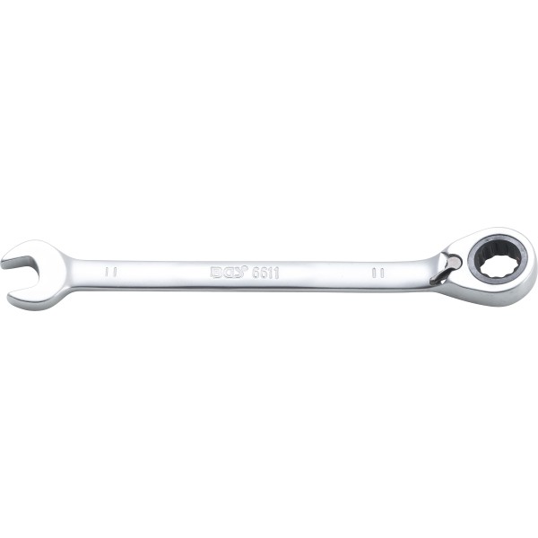 BGS Technic Ratchet Combination Wrench | reversible | 11 mm BGS Technic Ratchet Combination Wrench | reversible | 11 mm