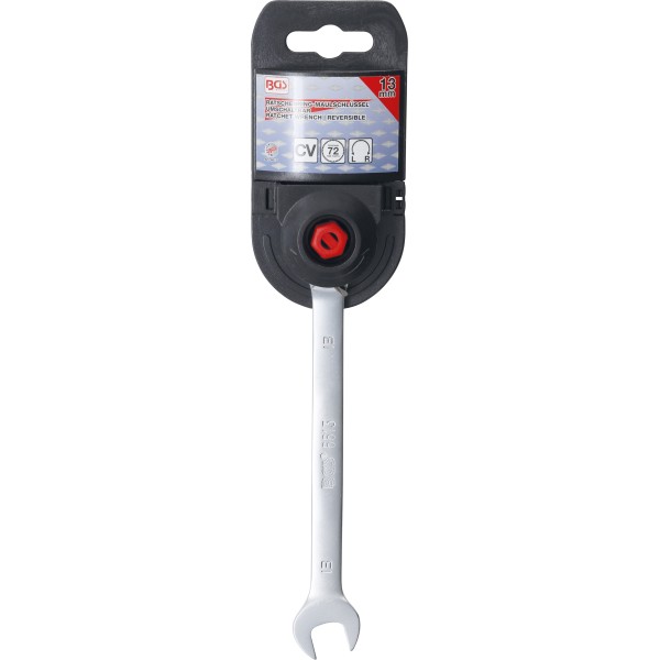 BGS Technic Ratchet Combination Wrench | reversible | 13 mm BGS Technic Ratchet Combination Wrench | reversible | 13 mm