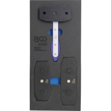 BGS Technic Tool Tray 1/3: Brake Piston Reset Tool | with Ratchet Function | 7 pcs.