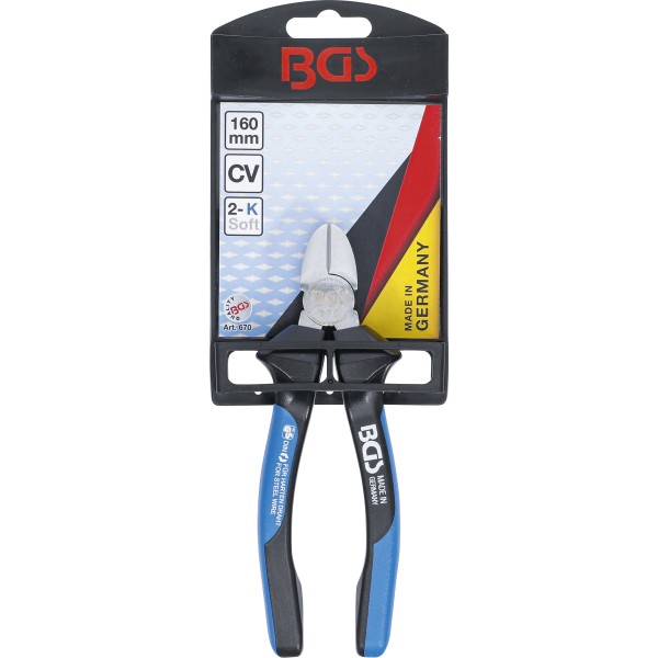 BGS Technic Side Cutter | for Hard Wire | 160 mm BGS Technic Side Cutter | for Hard Wire | 160 mm