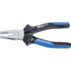 BGS Technic Combination Pliers | with Facet and Cutting Edge | 180 mm