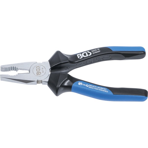 BGS Technic Combination Pliers | with Facet and Cutting Edge | 180 mm BGS Technic Combination Pliers | with Facet and Cutting Edge | 180 mm