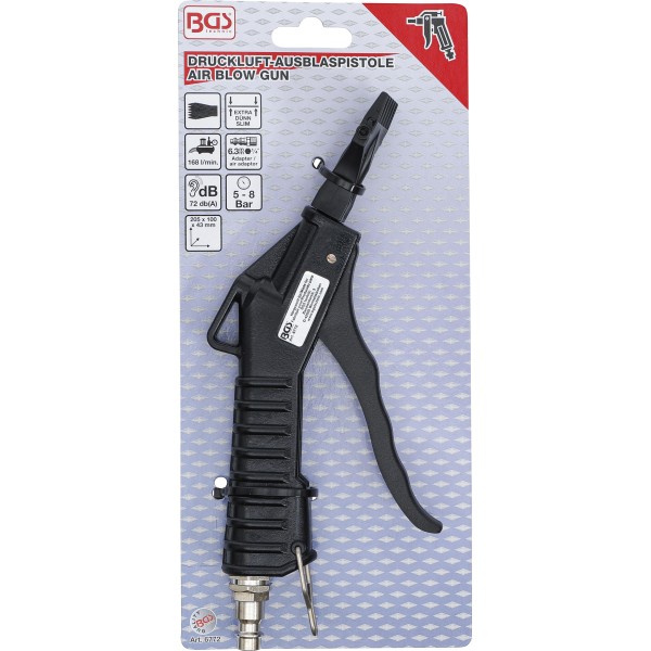 BGS Technic Air Blow Gun | with wide flat nozzle BGS Technic Air Blow Gun | with wide flat nozzle