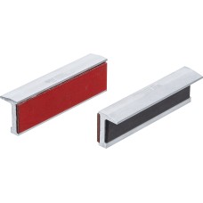 BGS Technic Bench Vice Jaw Protectors | Aluminium | 100 mm | 2 pcs.