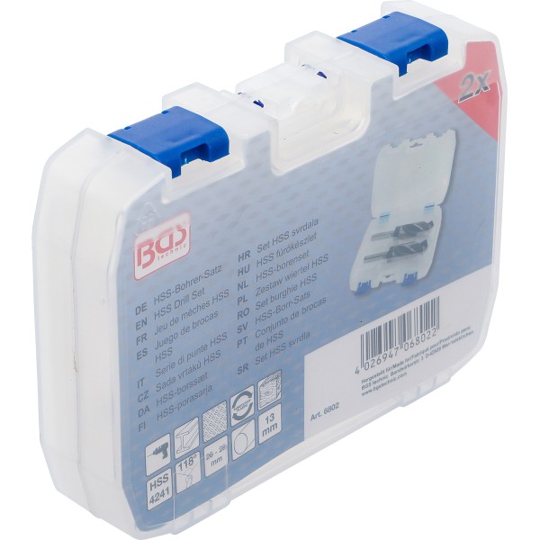 BGS Technic HSS Drill Set | 26 - 28 mm | 2 pcs. BGS Technic HSS Drill Set | 26 - 28 mm | 2 pcs.