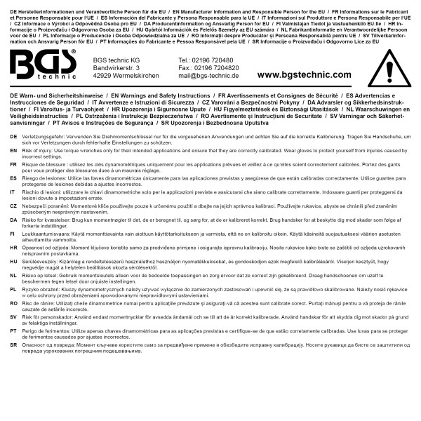 BGS Technic Cross Torque Wrench | 12.5 mm (1/2 BGS Technic Cross Torque Wrench | 12.5 mm (1/2