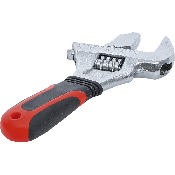 BGS Technic Adjustable Wrench with soft Rubber Handle | max. 38 mm BGS Technic Adjustable Wrench with soft Rubber Handle | max. 38 mm
