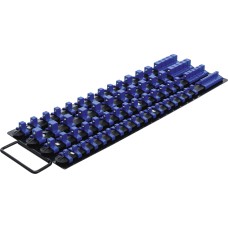 BGS Technic Slip-on rail Set for Sockets | with 80 Clips | for Sockets 6.3 mm (1/4
