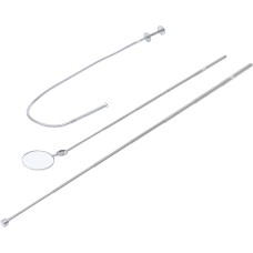BGS Technic Magnetic Lifter / Claw and Inspection Mirror Set | 3-pcs.