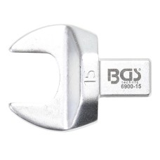 BGS Technic Open-End Push Fit Spanner | 15 mm | Square Size 9 x 12 mm