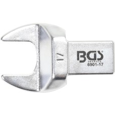 BGS Technic Open-End Push Fit Spanner | 17 mm | Square Size 14 x 18 mm