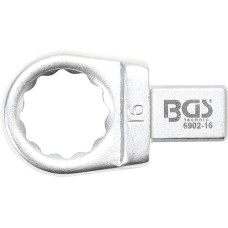 BGS Technic Push Fit Ring Spanner | 16 mm | Square Size 9 x 12 mm