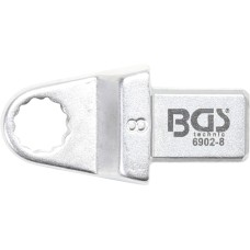BGS Technic Push Fit Ring Spanner | 8 mm | Square Size 9 x 12 mm