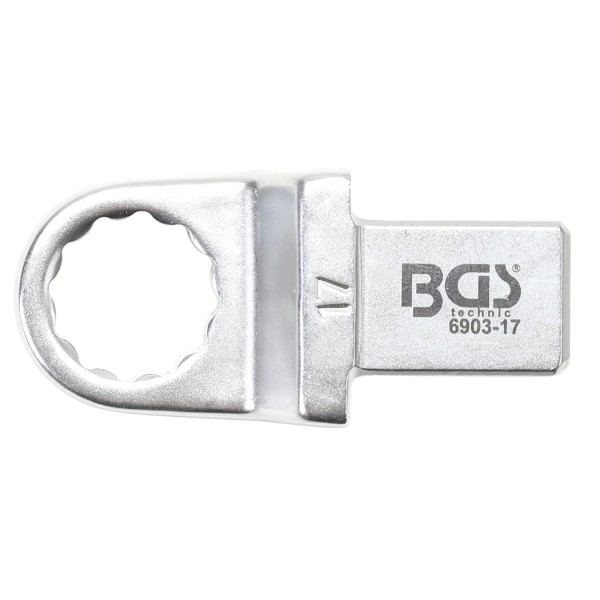 BGS Technic Push Fit Ring Spanner | 17 mm | Square Size 14 x 18 mm BGS Technic Push Fit Ring Spanner | 17 mm | Square Size 14 x 18 mm