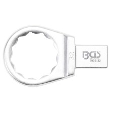 BGS Technic Push Fit Ring Spanner | 32 mm | Square Size 14 x 18 mm
