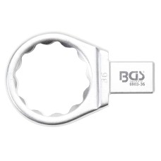 BGS Technic Push Fit Ring Spanner | 36 mm | Square Size 14 x 18 mm