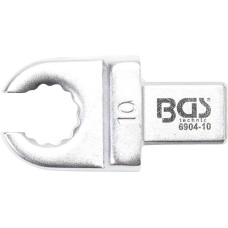 BGS Technic Push Fit Ring Spanner | open Type | 10 mm | Square Size 9 x 12 mm