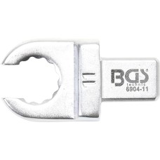 BGS Technic Push Fit Ring Spanner | open Type | 11 mm | Square Size 9 x 12 mm