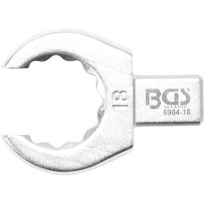 BGS Technic Push Fit Ring Spanner | open Type | 18 mm | Square Size 9 x 12 mm