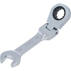 BGS Technic Ratchet Combination Wrench | short | adjustable | 10 mm