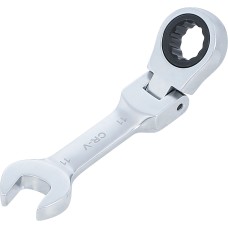BGS Technic Ratchet Combination Wrench | short | adjustable | 11 mm