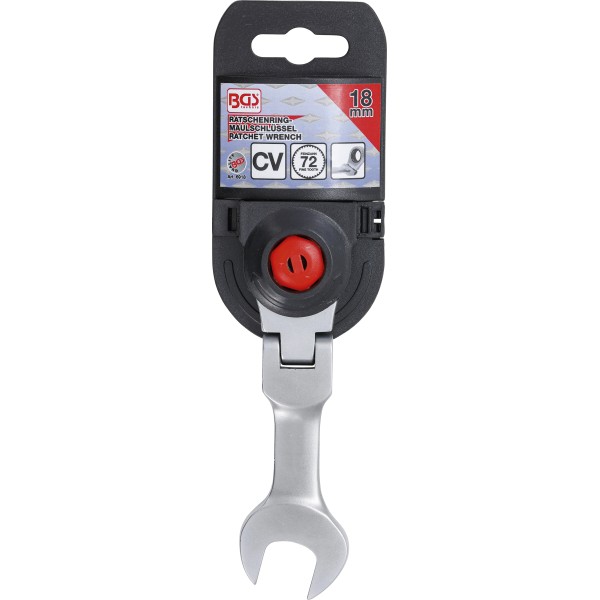 BGS Technic Ratchet Combination Wrench | short | adjustable | 18 mm BGS Technic Ratchet Combination Wrench | short | adjustable | 18 mm