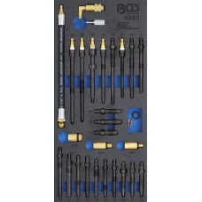BGS Technic Adaptor Set for Compression and Pressure Loss Tester | 30 pcs.
