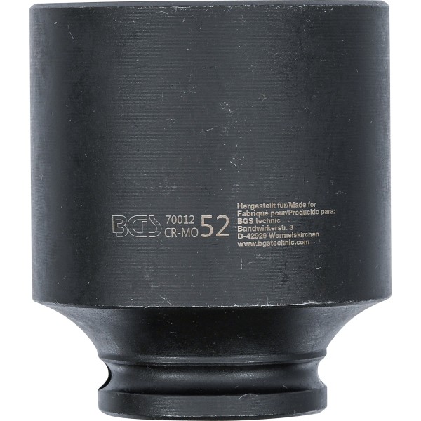 BGS Technic Impact Socket, Hexagon | 12.5 mm (1/2 BGS Technic Impact Socket, Hexagon | 12.5 mm (1/2