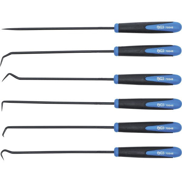 BGS Technic Hook Set | extra long | 245 mm | 6 pcs. BGS Technic Hook Set | extra long | 245 mm | 6 pcs.