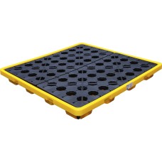 BGS Technic Oil Drip Pan | with open mesh flooring | for 4 x 200-l drums BGS Technic Oil Drip Pan | with open mesh flooring | for 4 x 200-l drums