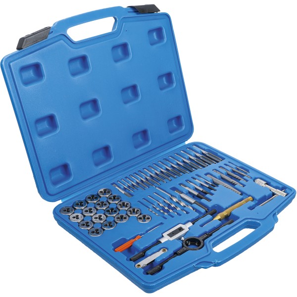 BGS Technic Tap and Die Set | M3 - M12 | 56 pcs. BGS Technic Tap and Die Set | M3 - M12 | 56 pcs.