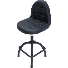 BGS Technic Workshop Swivel Chair with Backrest | height adjustable