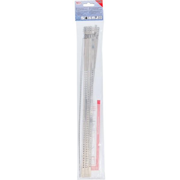 BGS Technic Axle Boot Clamp Set | Stainless Steel | 7 mm | 50 - 120 mm | 10 pcs. BGS Technic Axle Boot Clamp Set | Stainless Steel | 7 mm | 50 - 120 mm | 10 pcs.