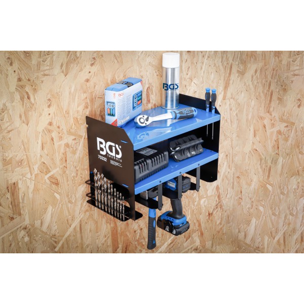 BGS Technic Shelving Storage Rack | for Cordless Power Tools BGS Technic Shelving Storage Rack | for Cordless Power Tools