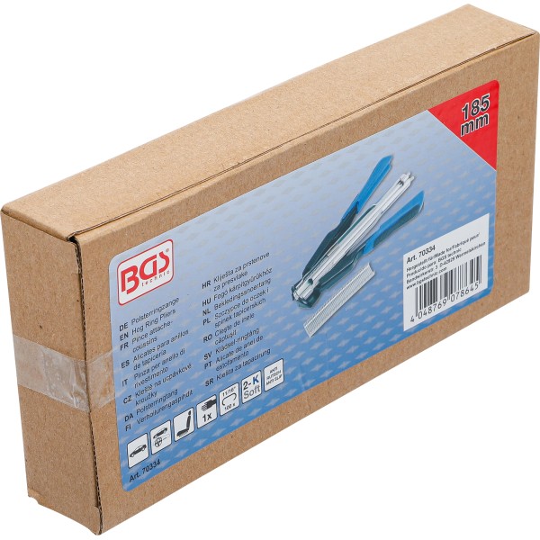 BGS Technic Hog Ring / Fence Ring Pliers | 185 mm BGS Technic Hog Ring / Fence Ring Pliers | 185 mm