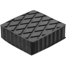 BGS Technic Rubber Pad | for Auto Lifts | 116.5 x 116.5 x 36.5 mm
