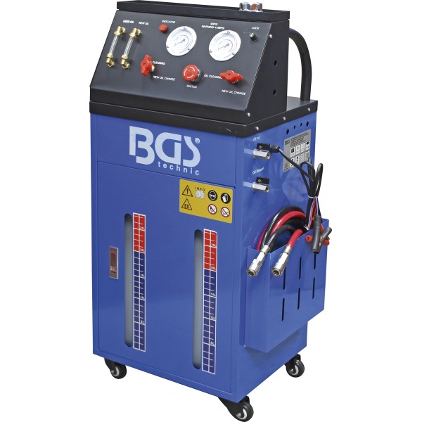 BGS Technic Automatic Transmission Oil Exchange and Flushing Machine with Adaptor Set BGS Technic Automatic Transmission Oil Exchange and Flushing Machine with Adaptor Set