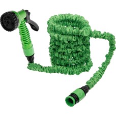 BGS Technic Water Hose | Textile | flexible | with Garden Hand Shower with 7 Functions | 3 - 10 m