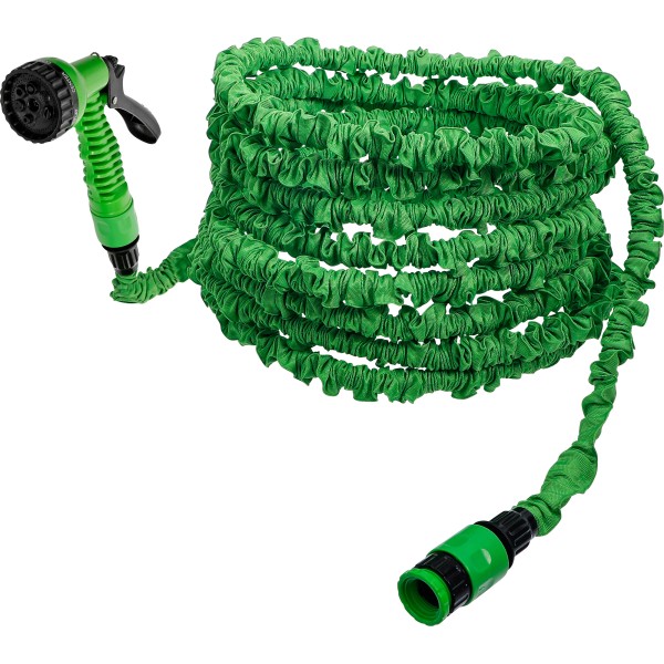 BGS Technic Water Hose | Textile | flexible | with Garden Hand Shower with 7 Functions | 7,5 - 22 m BGS Technic Water Hose | Textile | flexible | with Garden Hand Shower with 7 Functions | 7,5 - 22 m