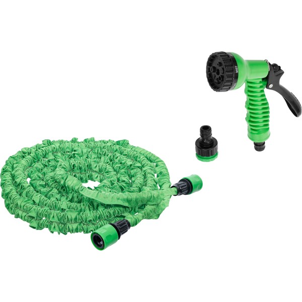 BGS Technic Water Hose | Textile | flexible | with Garden Hand Shower with 7 Functions | 7,5 - 22 m BGS Technic Water Hose | Textile | flexible | with Garden Hand Shower with 7 Functions | 7,5 - 22 m