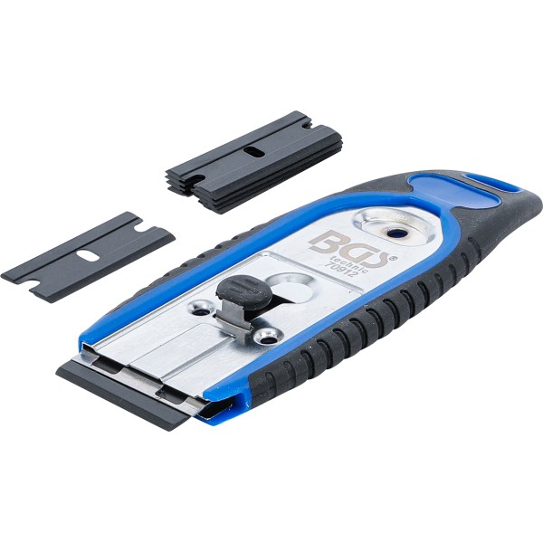 BGS Technic Badge Scraper | 40 mm | with 6 Plastic Scraper Blades BGS Technic Badge Scraper | 40 mm | with 6 Plastic Scraper Blades