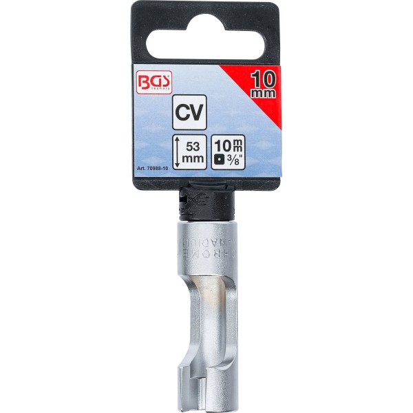 BGS Technic Special Socket, slotted | 10 mm (3/8 BGS Technic Special Socket, slotted | 10 mm (3/8