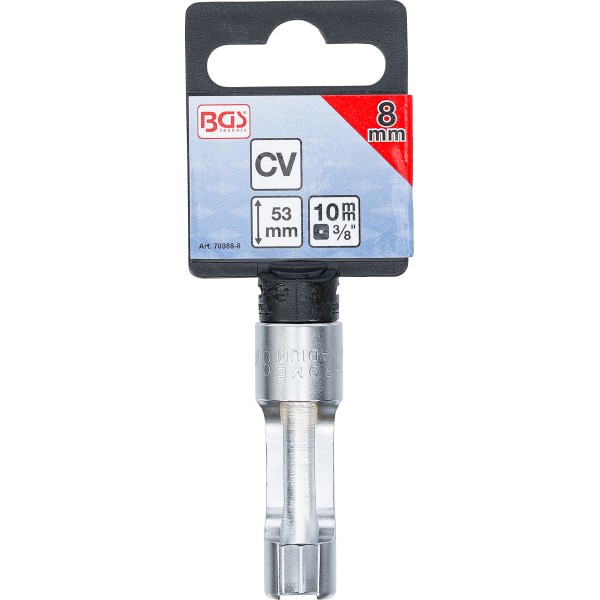 BGS Technic Special Socket, slotted | 10 mm (3/8 BGS Technic Special Socket, slotted | 10 mm (3/8